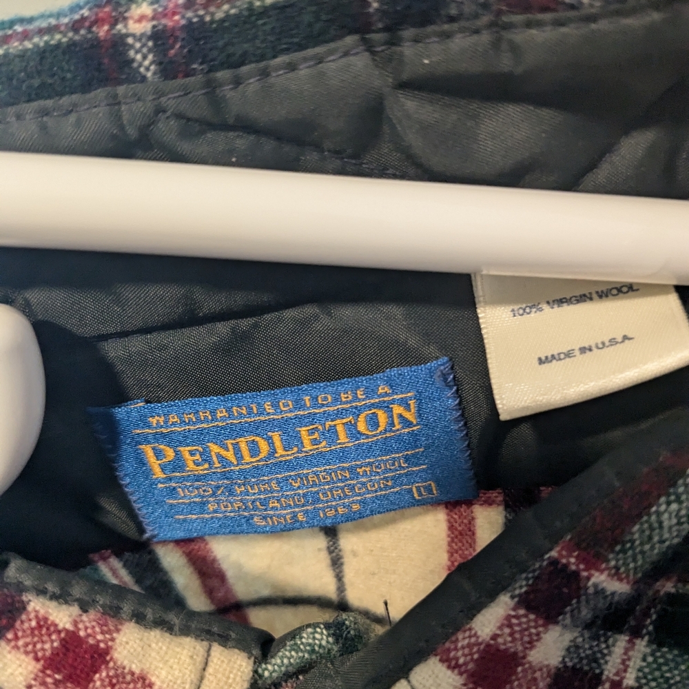 Pendleton Wool Button Down L - image 3
